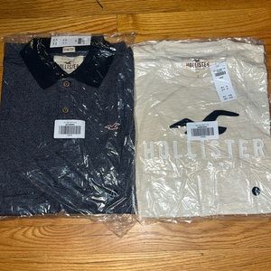 Men’s Hollister short sleeve shirts brand new still in packaging